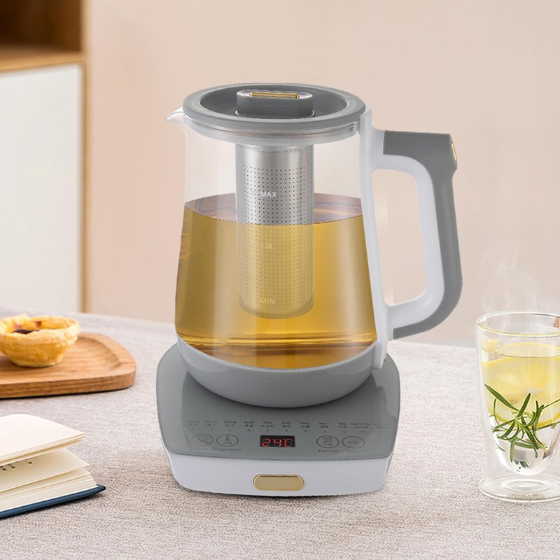 Electric Tea Kettle, Tea Water Boiler, Electric Glass Kettle with