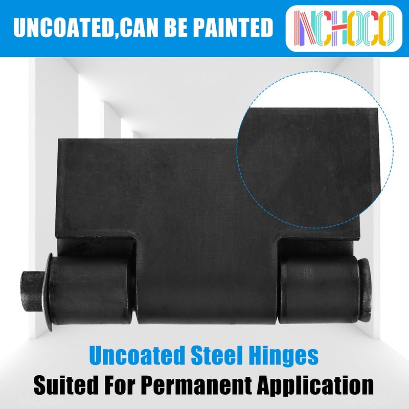 Weld On Hinges Extra Heavy Duty 4.4" x 4" Weldable