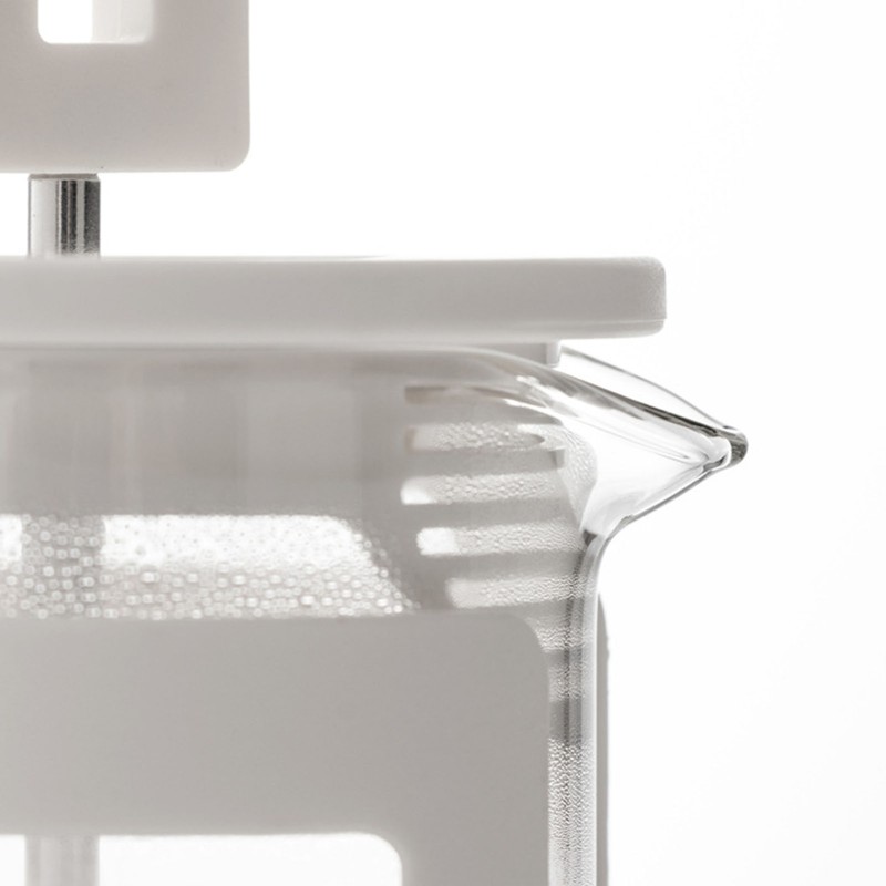 French Press Pot Maze Shell Design Glass Press Pot Press