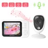 3.5in TFT Wireless Digital Baby Monitor IR Night Vision Intercom