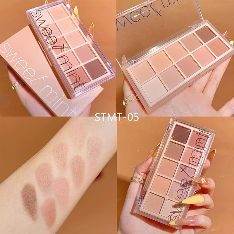 SNS People's Eye Shadow Palette, 10 Colors, Everyday Butterfly Eye