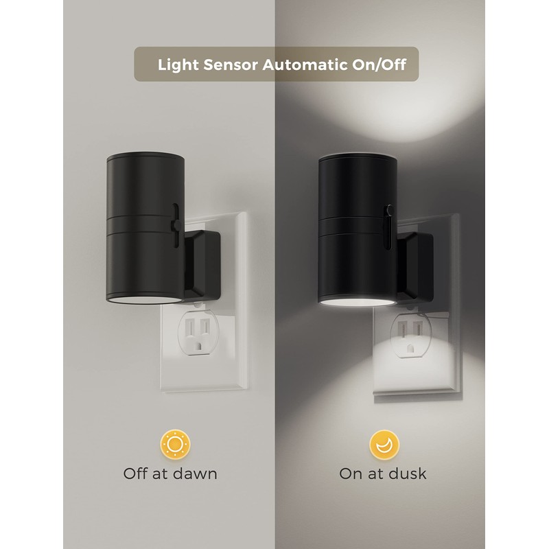 L LOHAS LED Night Light Plug in, 4 X Modern