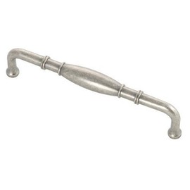 Hickory Hardware P3052-BNV 128mm Williamsburg Pull, Black Nickel Vibed, 5-7/16"