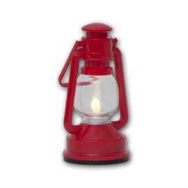 Star Niko Plastic LED Lantern Red 15 x 8.5 cm