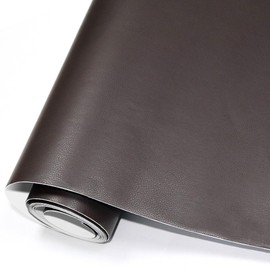 CHEIGHY Leather Repair Patch for Couches Self-Adhesive Leather Repair Tape kit for Furniture Sofa Vinyl Car Seats Couch Chairs Shoes Down Jackets (Brown, 17X79 inch)