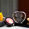 Ywhl "Crystal Heart Gift for Mom from Daughter Son –