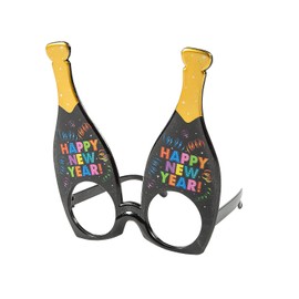 Fun Express Happy New Year Champagne-Shaped Glasses