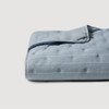 Jaju [JAJU] Line Seeker Quilted Blanket SS Blue Gray