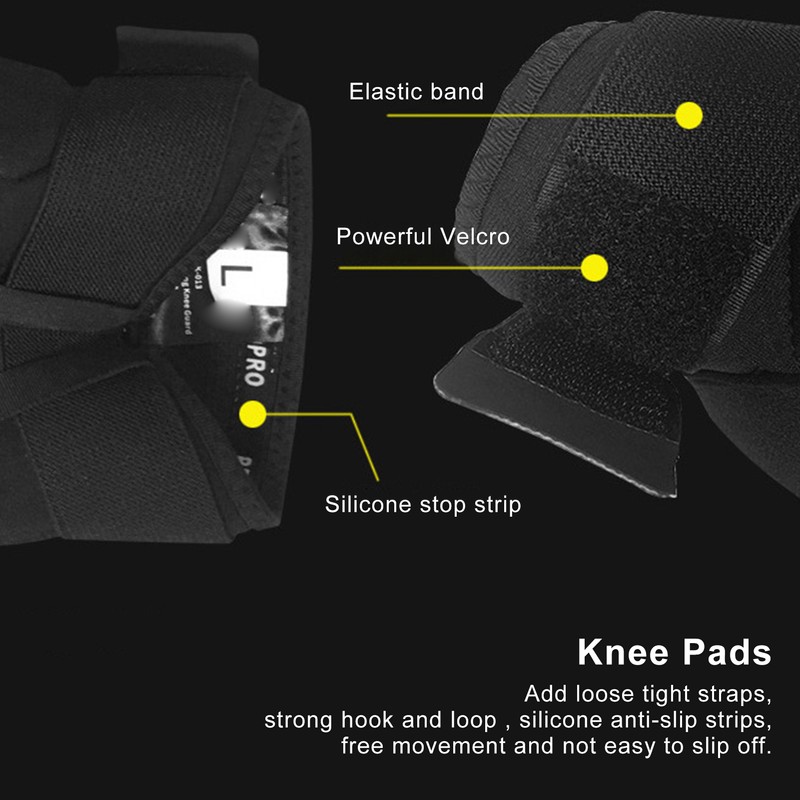 2Pcs Knee Pads Effective Protection AntiCollision Durable Breathable Sports Knee