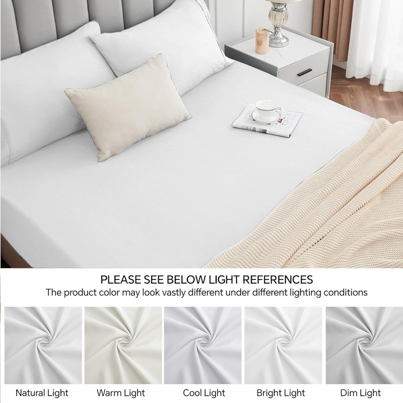 Simply Amelia 100% Cotton Super King Fitted Sheet 30cm Shrinkage