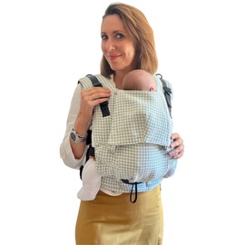 Amarsupiel - Ergonomic Baby Carrier for Newborns - Comfortable and Easy to Adjust - Cotton Sling for Newborns - Organic and Breathable - Children's Backpack (Mint)
