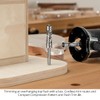 Ultra-Shear Solid Carbide Flush Trim Router Bit, 1/2" CD, 1/4"