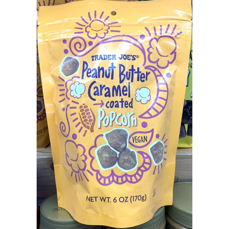 Trader Joe's 2 Packs Trader Joe's Peanut Butter Caramel Coated