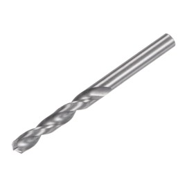 sourcing map Solid Carbide Drill Bit, 3.3mm (0.13") YG6X/C3 Micro-Grain Tungsten Carbide Jobber Twist Drill Bits Straight Shank for Drilling Stainless Steel Aluminum Metal Plastic