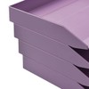 Acrimet 4 Tier Paper Organizer Letter Tray – Plastic Stackable