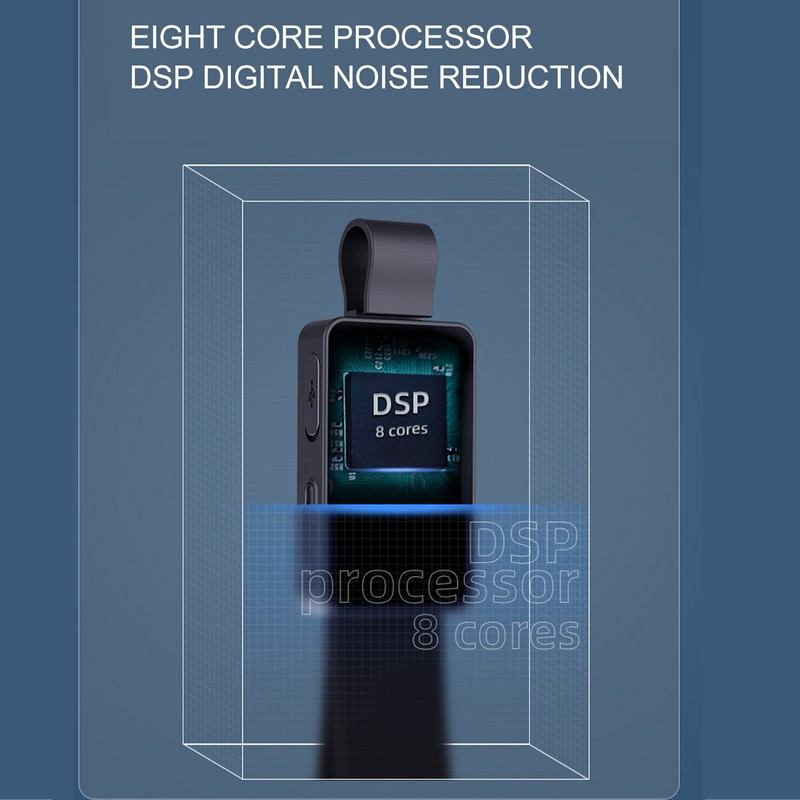 Voice Activated Recorder HD Noise Reduction Smart AI MP3 Player