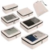 ECOHUB Travel Pouch, Travel Compression Bag, Convenient Goods, 7-Piece Set,