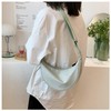 polyester Crossbody Bag Hobo Sling Crescent Bag Women Men Trendy