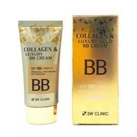 Sangpum Sangse Seolmyeong Chamjo 3W 클리닉 콜라겐 럭셔리 골드 BB 크림 1.69온스 SPF50+/PA++ 주름 케어 3W Clinic Collagen Luxury Gold BB Cream 1.69 oz SPF50+/PA++ Wrinkle Care