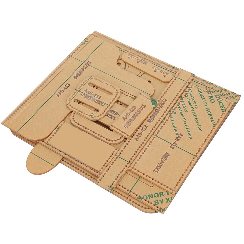 12Pcs Shoulder Bag Acrylic Template Leather Pattern DIY HandMade Drawing