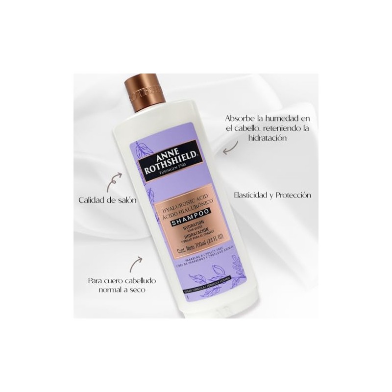 ANNE ROTHSHIELD Shampoo Acido Hialuronico 700 ml