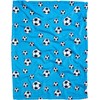 Playshoes Soft Fleece Blanket (Blue Football, 75x100cm)