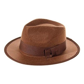 Brown Felt Explorer Hat