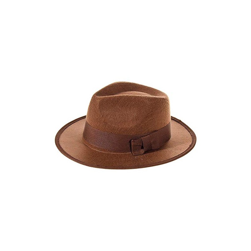 Brown Felt Explorer Hat