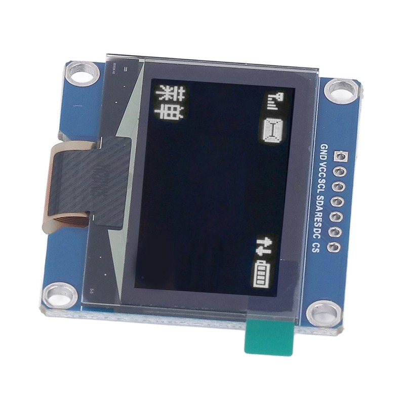 7Pin 1.54in IPS Display Module SPD0301 Drive IC 128X64 SPI