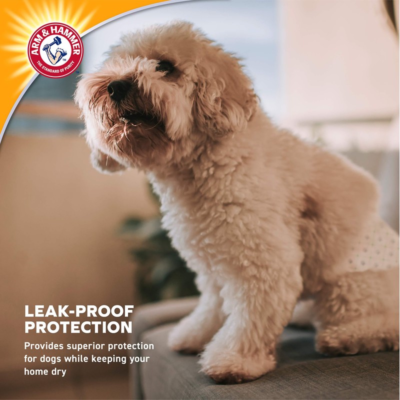 Arm & Hammer For Pets Male Dog Wraps, Size Small