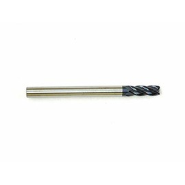 2251 PPLS Flat End Mill, Universal Carbide Blade, HRC45 Degree, 4 Blades, 0.2 inch (4 mm) Tip Diameter, Pack of 2