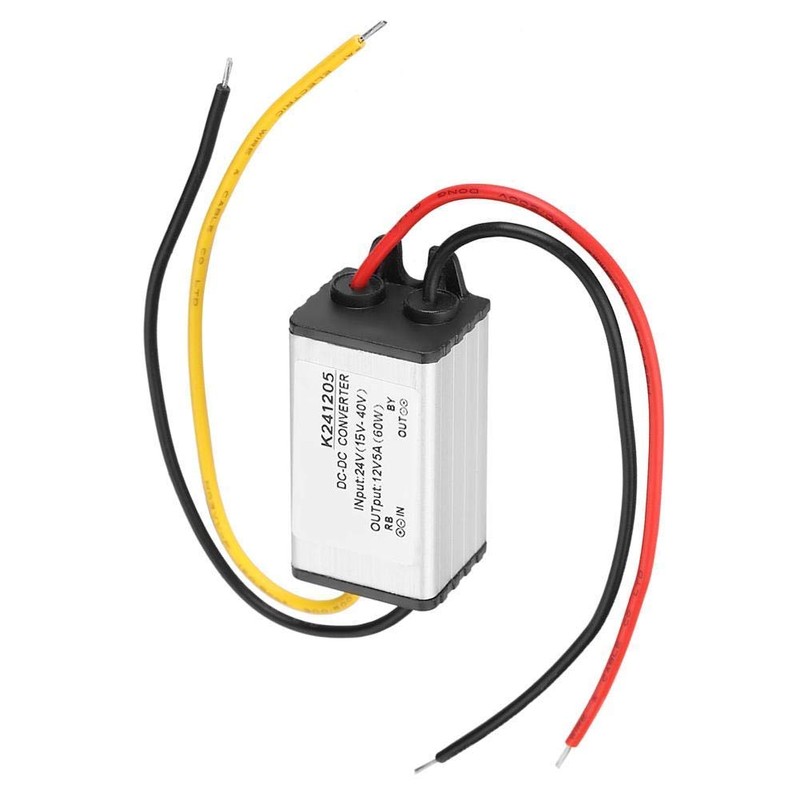 Akozon GYVRM-K241205 Power Converter DC-DC 24V-12V High Efficiency 5A Adjustable