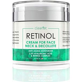 Retinol Cream for Face Moisturizer for Women Men Anti Aging Face Wrinkle Cream Retinol Facial Eye Cream Reduces wrinkles Fine Lines Day Night Facial  