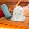 Healvian Russian Hats Hat Felt Sauna Hat Snowflake Pattern Bathhouse
