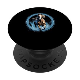 Horse Racing Pop Art Painting Mens Derby Horse Race PopSockets Standard PopGrip