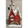 BLUE SKY Clayworks RUDOLPH’S Flight School Christmas House Tea Light