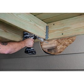 Simpson Strong-Tie DTT1Z DTT1Z ZMAX Galvanized Deck Tension Tie for 2X