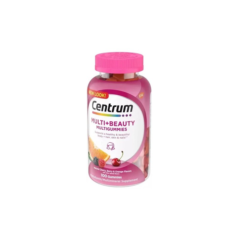 Centrum Multivitaminas Belleza 100 Gomitas Uñas Piel