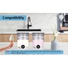ZYROA 2-Pack Pints and Lids for Ninja CREAMi NC700 Series