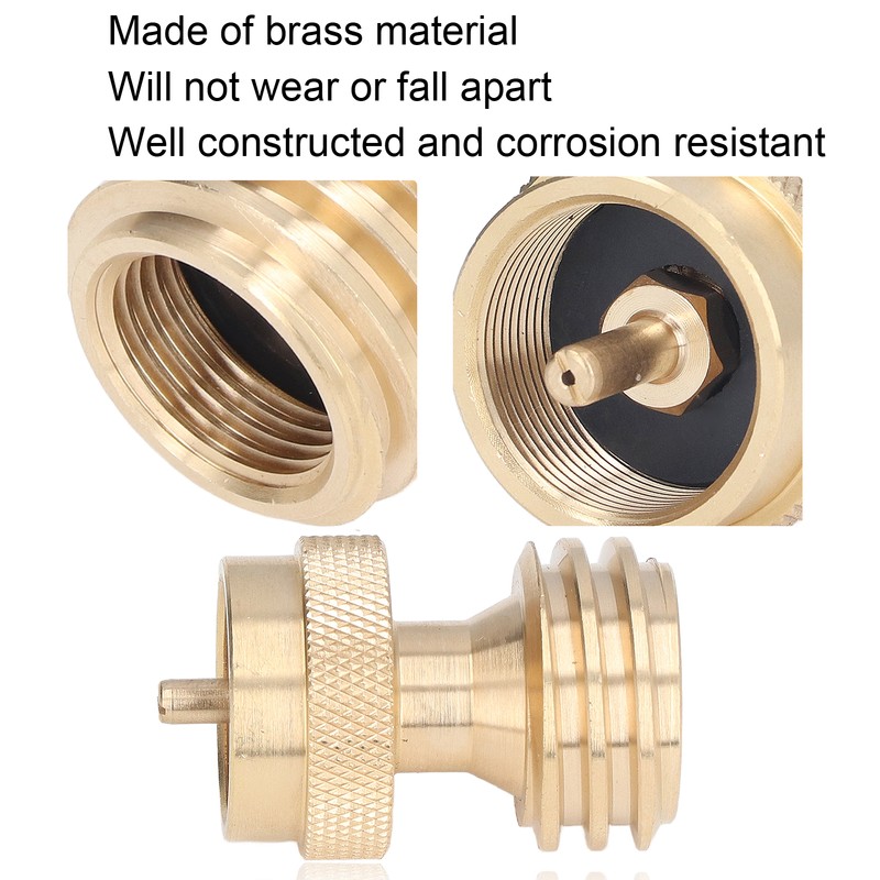 Propane Tank Adapter Small Brass Propane Refill Valve Gas Tank