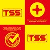 TSS UPVC Door Handle Set, 48mm PZ (Centres), Lever/Lever, Screw