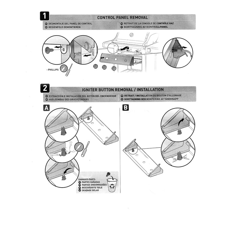 Weber 66220 Igniter Switch for Genesis II and Spirit II