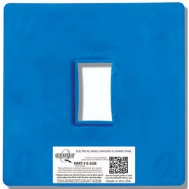 Quickflash Electrical Single Gang Box Flashing Panel E-SGB