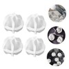 Ipetboom 4pcs Laundry Balls Winding Washer Balls for Clothes Cleaning
