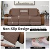 Easy-Going Recliner Sofa Cover, Reversible Couch Cover for 3 Seat