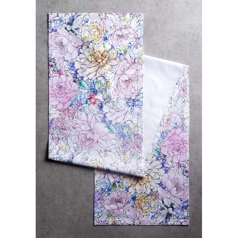 Maison d' Hermine Spring/Summer Table Runner, 100% Cotton, Decorative, Washable