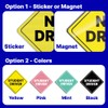 GEEKBEAR Student Driver Car Sign - Sticker or Magnet &