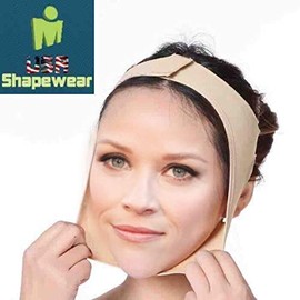 Facial Compression & Chin Support Continual Chin Support and Pressure - Large Beige
