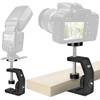 UTEBIT Clamp Tripod with Ball Head, Tripod Clamp for DSLR