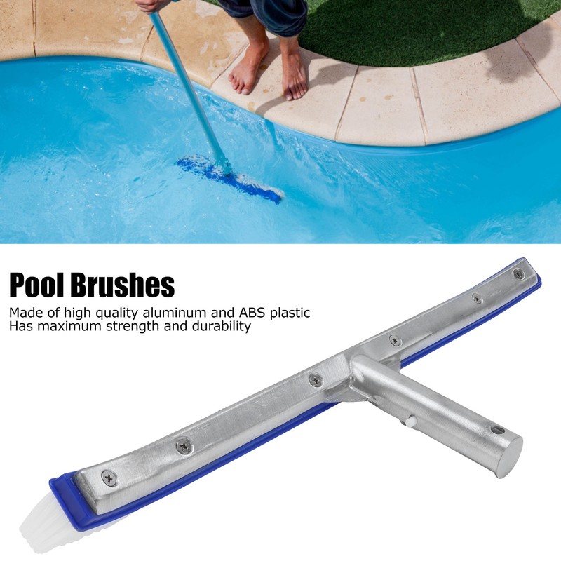 Swimming Pool Cleaning Brush Aluminum Handle Brush for Cleaning Wall